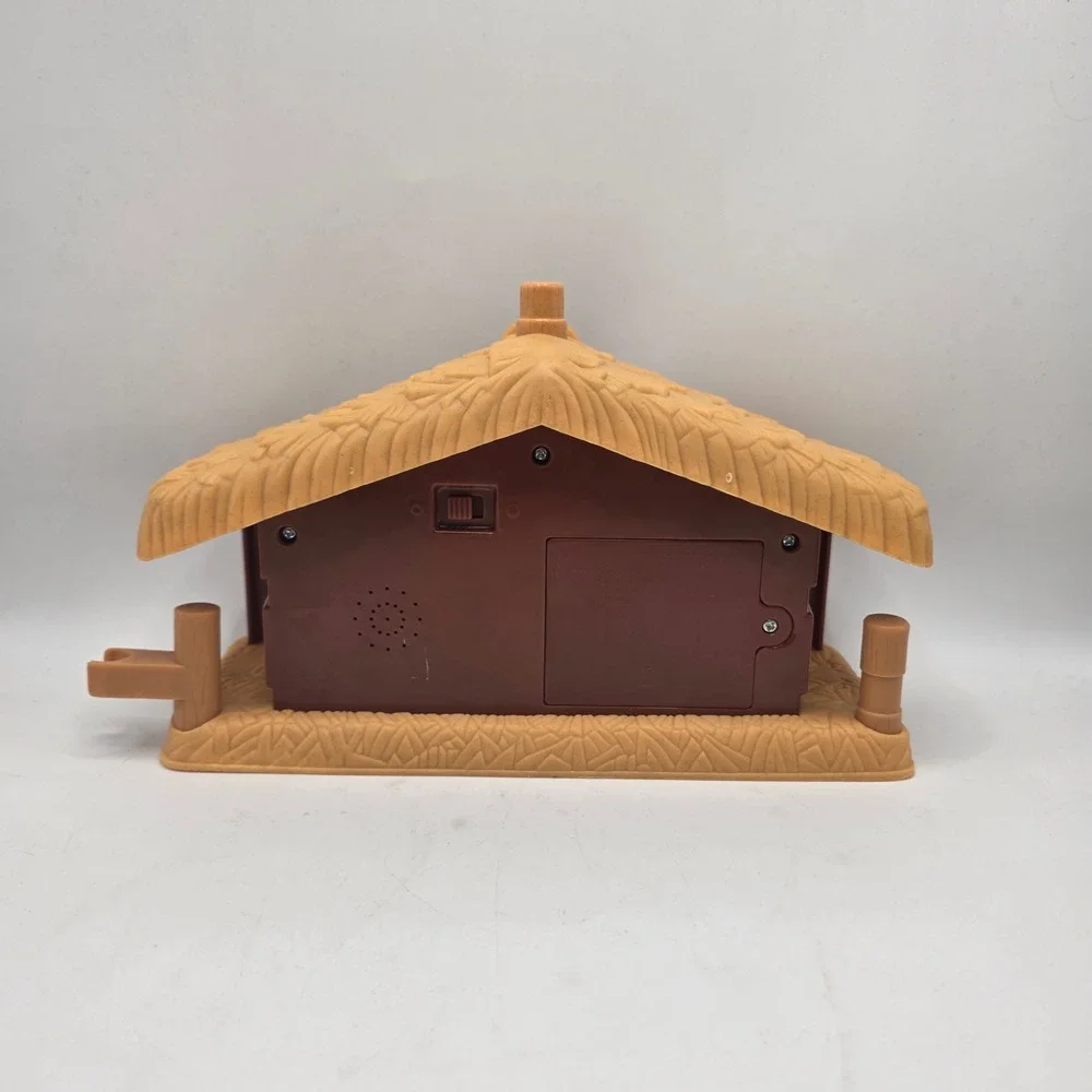 Fisher-Price Little People Nativity Manger Stable Kids Brown Light Up Star‎ 2002